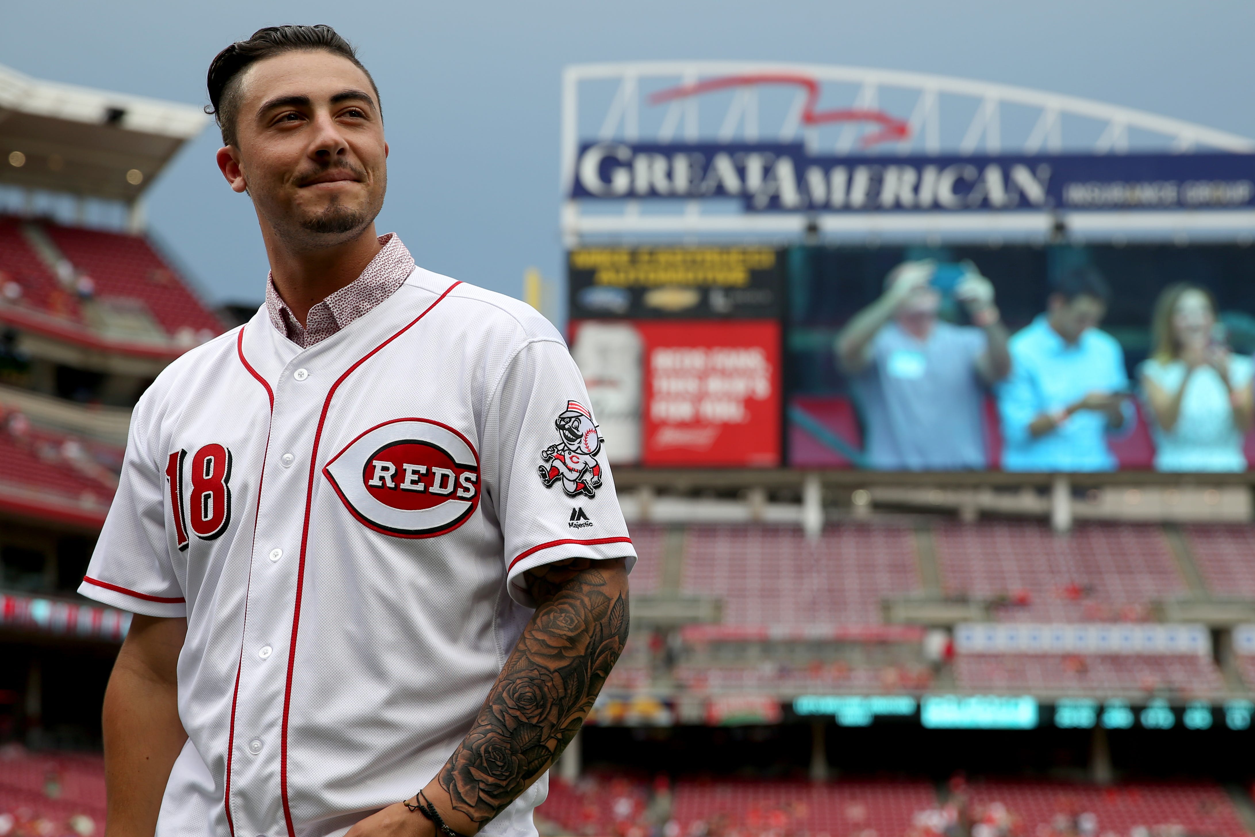 cincinnati reds cycling jersey